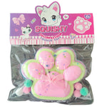 Jucarie Antistres Squishy, Flippy, cu Revenire Lenta, Model Labuta de Pisica Pufoasa, 12.5x10.5 cm, 200g, Squeeze Pinch