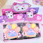 Jucarie Antistres Squishy, Flippy, cu Revenire Lenta, Squeeze Toys, Model Cat Paw, 12.5x10.5 cm, 220g, +3 Ani, din TPR,