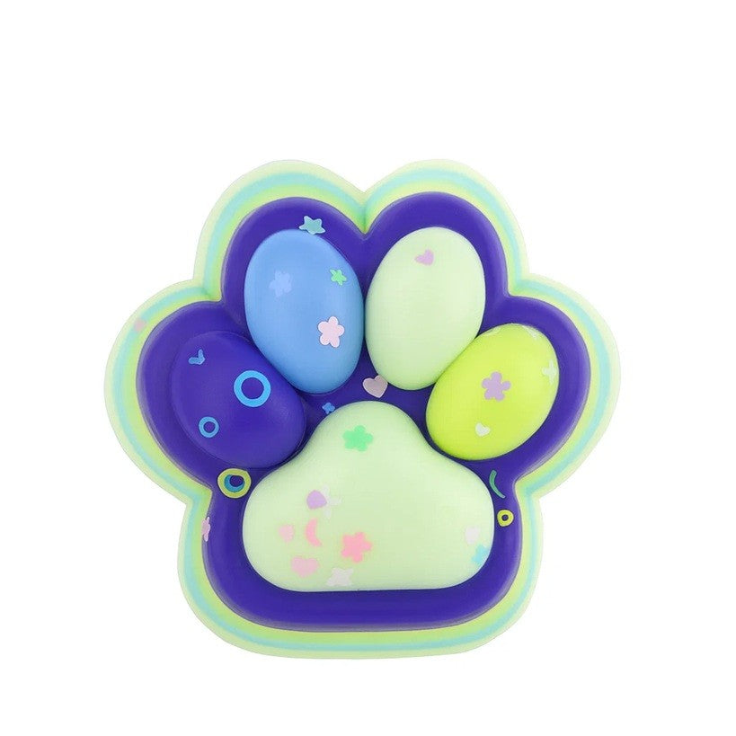 Jucarie Antistres Squishy, Flippy, cu Revenire Lenta, Squeeze Toys, Model Cat Paw, 12.5x10.5 cm, 220g, +3 Ani, din TPR,