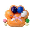 Jucarie Antistres Squishy, Flippy, cu Revenire Lenta, Squeeze Toys, Model Cat Paw, 12.5x10.5 cm, 220g, +3 Ani, din TPR,