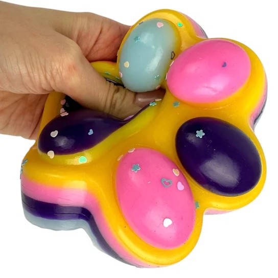Jucarie Antistres Squishy, Flippy, Revenire Lenta, Model Labuta de Pisica, Squishy, BIG 12.5 x 10.5 cm, 220 g, Model