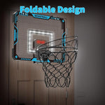 Cos de Baschet pentru Copii, Flippy, cu Tablou de Bord Electronic, Minge, Pompa, 2 Moduri, Interior/Exterior, Inel