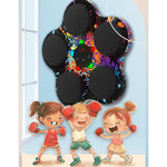 Jucarie de Boxat cu Muzica si Lumini, Flippy, Bluetooth, Incarcare USB, Aplicare cu Ventuze, 5 Tinte, 40x38x8 cm, 930