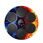 Jucarie de Boxat cu Muzica si Lumini, Flippy, Bluetooth, Incarcare USB, Aplicare cu Ventuze, 6 Tinte, 46x46x8 cm, 2000