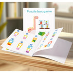 Jucarie de Construit, Flippy, Puzzle Box, Blocuri Stivuibile, 4-6 Ani, 5 Cuburi, 48 de Modele de Construit, 1 Manual,