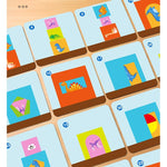 Jucarie de Construit, Flippy, Puzzle Box, Blocuri Stivuibile, 4-6 Ani, 5 Cuburi, 48 de Modele de Construit, 1 Manual,