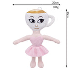 Jucarie Moale de Plus Italian Brainrot, Flippy, cu Agatatoare, Model Ballerina Cappuccina, Jucarie Moale pentru Copii,
