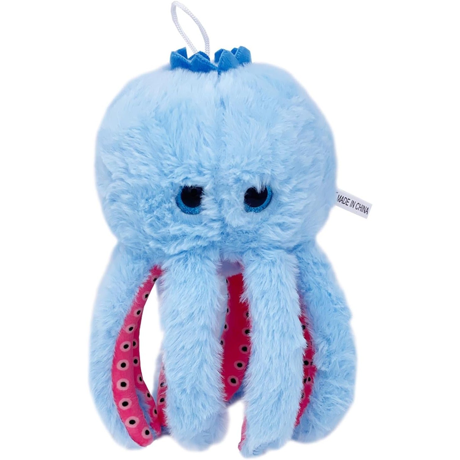Jucarie Moale de Plus Italian Brainrot, Flippy, cu Agatatoare, Model Blueberrini Octopussini, Jucarie Moale pentru