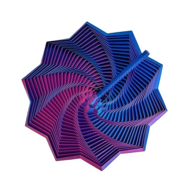 Jucarie Decompresie, Flippy, Model Stea 3D, DuoChrome, Maner Spirala, Turn Magic Geometric, Multiple Forme,