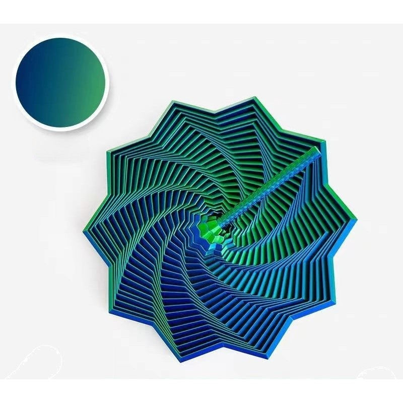 Jucarie Decompresie, Flippy, Model Stea 3D, DuoChrome, Maner Spirala, Turn Magic Geometric, Multiple Forme,
