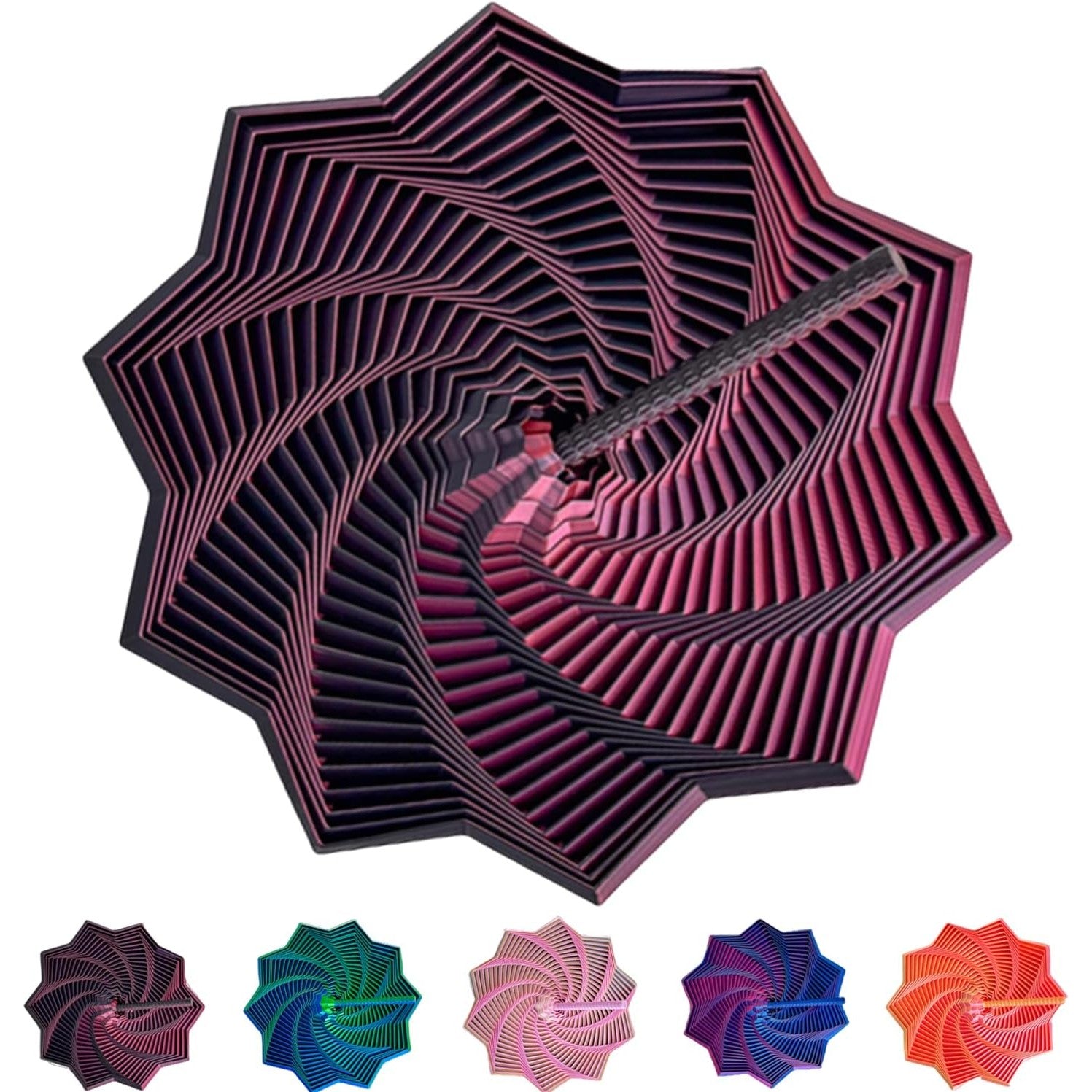 Jucarie Decompresie, Flippy, Model Stea 3D, DuoChrome, Maner Spirala, Turn Magic Geometric, Multiple Forme,