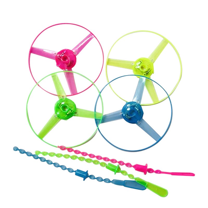 Jucarie Disc Zburator, Flippy, cu Lumini, Manual, din ABS, +14 Ani, Galben