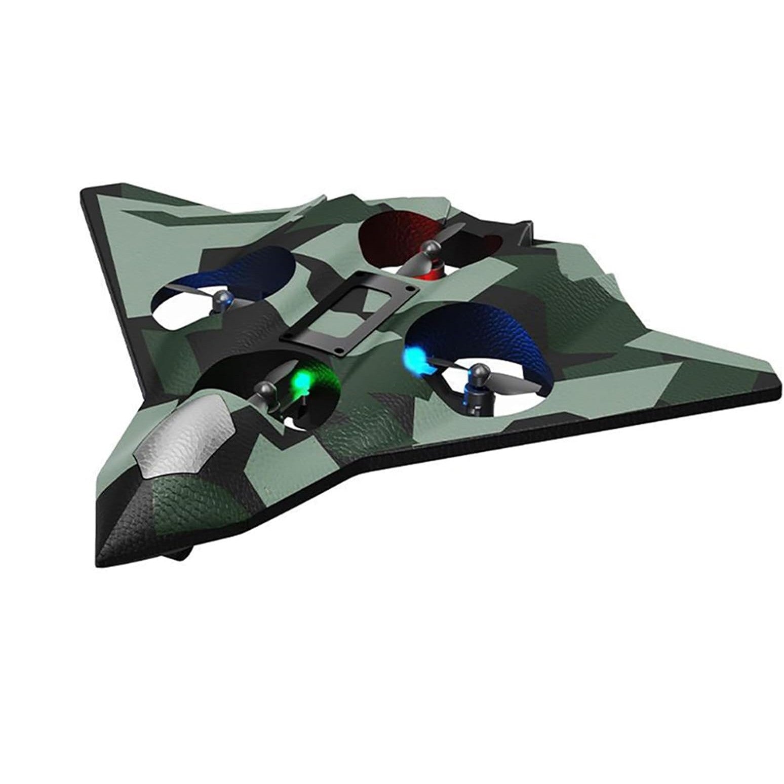 Avion de Lupta cu Telecomanda, Flippy, Tip Drona, din EVA (Spuma), cu Telecomanda, Incarcare USB, 2.4 GHz, Rotire 360°,