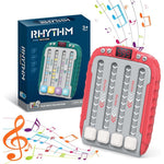 Jucarie Interactiva, Flippy, Joc Rhythm, +3 Ani, din ABS, 6 Niveluri, 15 x 3 x 11 cm, Functie Muzicala, Rosu