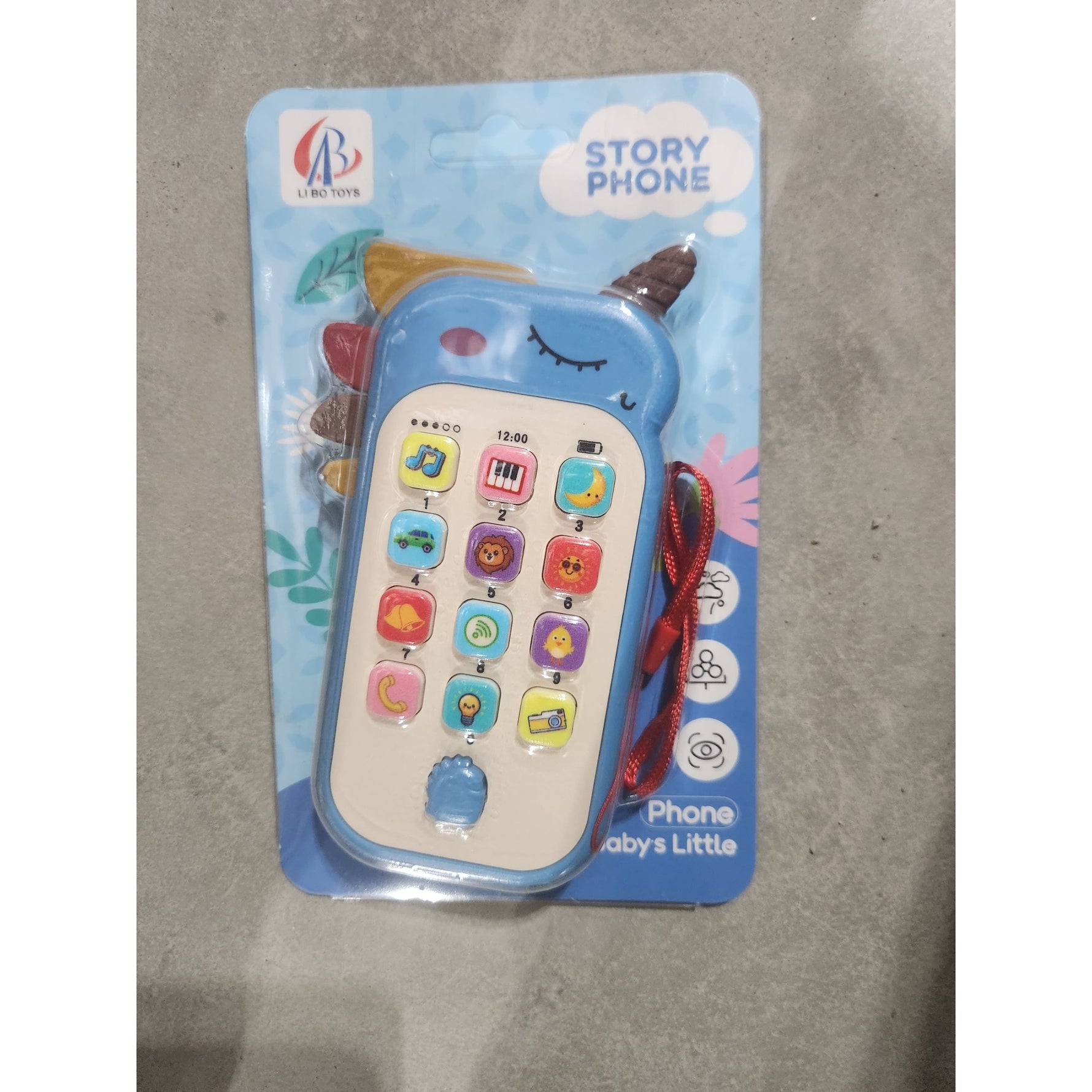 Jucarie Interactiva, Flippy, Telefon Inteligent, Model Unicorn, Functii Educative, Muzicale si Voce, 4-6 ani, 19 x 11.5