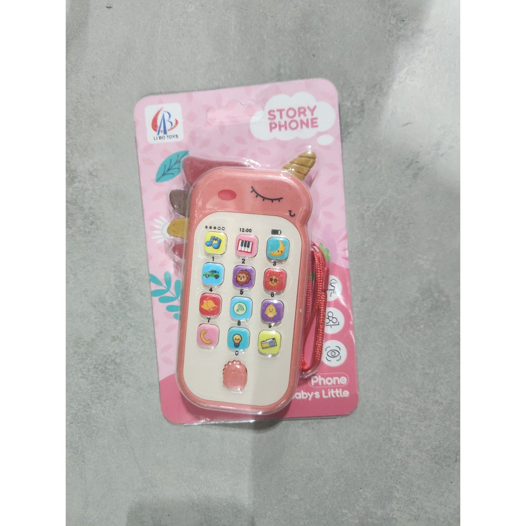 Jucarie Interactiva, Flippy, Telefon Inteligent, Model Unicorn, Functii Educative, Muzicale si Voce, 4-6 ani, 19 x 11.5