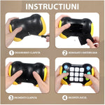 Jucarie Interactiva Flippy, Tip Consola Pop It, 6 butoane functionale, 5 Moduri de Joc, 600 Niveluri, + 3 ani,