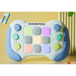 Jucarie Interactiva Flippy, Tip Consola Pop It, 6 butoane functionale, 5 Moduri de Joc, 600 Niveluri, + 3 ani,