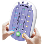 Jucarie Interactiva, Flippy, Tip Jocuri Ritmice, +3 Ani, din ABS, 8 Niveluri de Joc, 9.5 x 2.5 x 13.6 cm, Mov