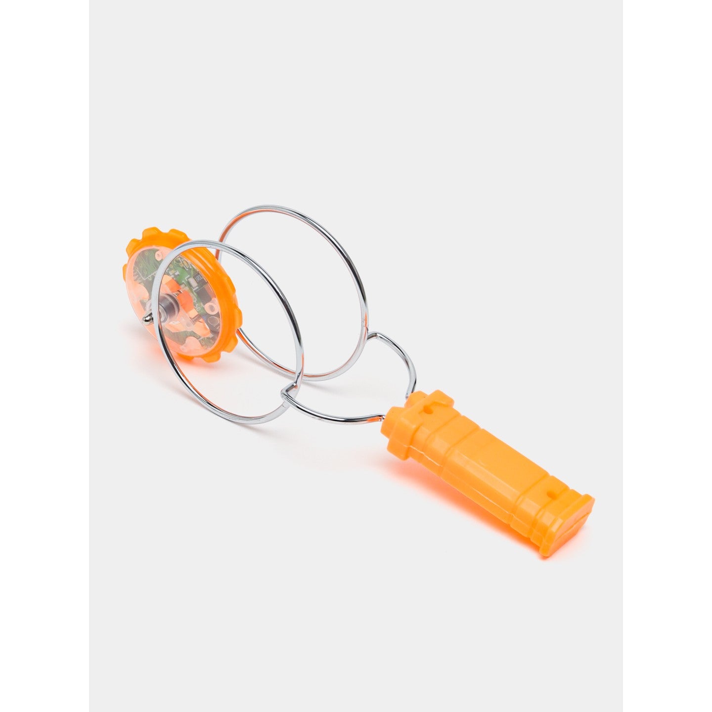 Jucarie Interactiva, Flippy, Titirez Magnetic, cu Led, 19.8 x 5 cm, Portocaliu