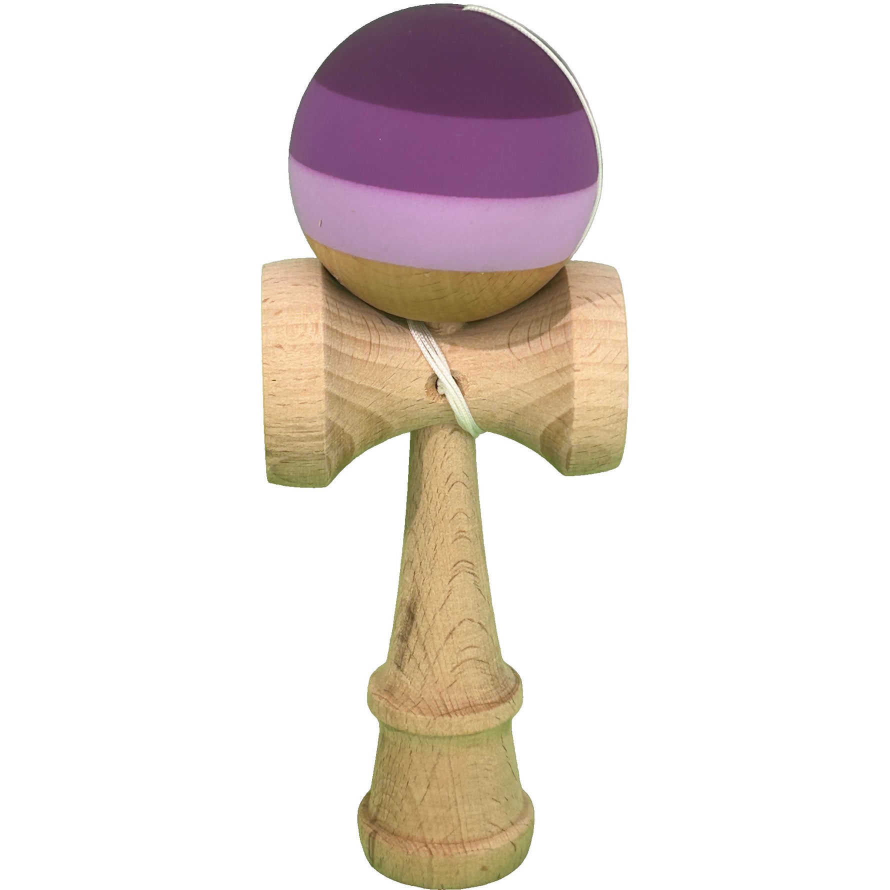 Kendama X Originala, Profesionala, Flippy, din Lemn, 18 cm, Rubber Grip, Purpuriu/Mov/Lila