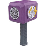 Jucarie Interactiva pentru Baloane de Sapun, Flippy, Sunete si Lumini, Model Ciocan, cu 8 Orificii, 13.5 x 10 x 12 cm,