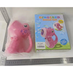Jucarie Interactiva pentru Baloane de Sapun, Flippy, Sunete si Lumini, Model Dinozaur, cu 8 Orificii, 15 x 8.5 x 18.5,