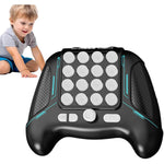 Jucarie Interactiva Pop It, Flippy, Tip Consola, Anti-Stres, 5 Moduri de Joc, din ABS si Silicon, +3 Ani, Sunete si