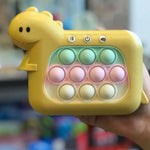 Jucarie Interactiva Pop It Whack A Mole, Flippy, Tip Consola, Anti-Stres, 4 Moduri de Joc, din ABS si Silicon, +3 Ani,