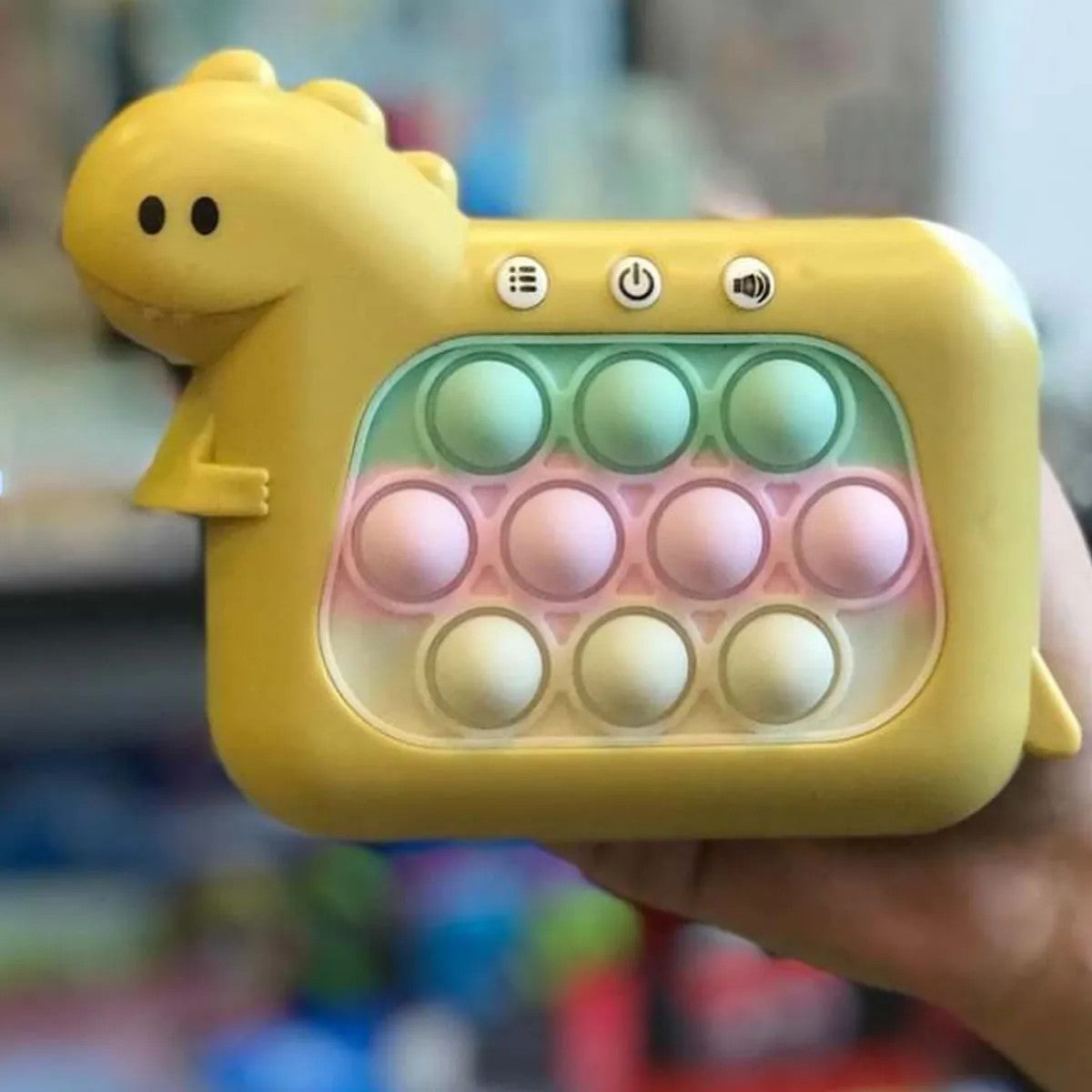 Jucarie Interactiva Pop It Whack A Mole, Flippy, Tip Consola, Anti-Stres, 4 Moduri de Joc, din ABS si Silicon, +3 Ani,