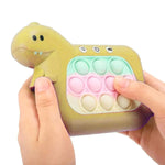Jucarie Interactiva Pop It Whack A Mole, Flippy, Tip Consola, Anti-Stres, 4 Moduri de Joc, din ABS si Silicon, +3 Ani,