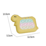 Jucarie Interactiva Pop It Whack A Mole, Flippy, Tip Consola, Anti-Stres, 4 Moduri de Joc, din ABS si Silicon, +3 Ani,