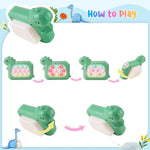 Jucarie Interactiva Pop It Whack A Mole, Flippy, Tip Consola, Anti-Stres, 4 Moduri de Joc, din ABS si Silicon, +3 Ani,