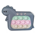 Jucarie Interactiva Pop It Whack A Mole, Flippy, Tip Consola, Anti-Stres, 4 Moduri de Joc, din ABS si Silicon, +3 Ani,
