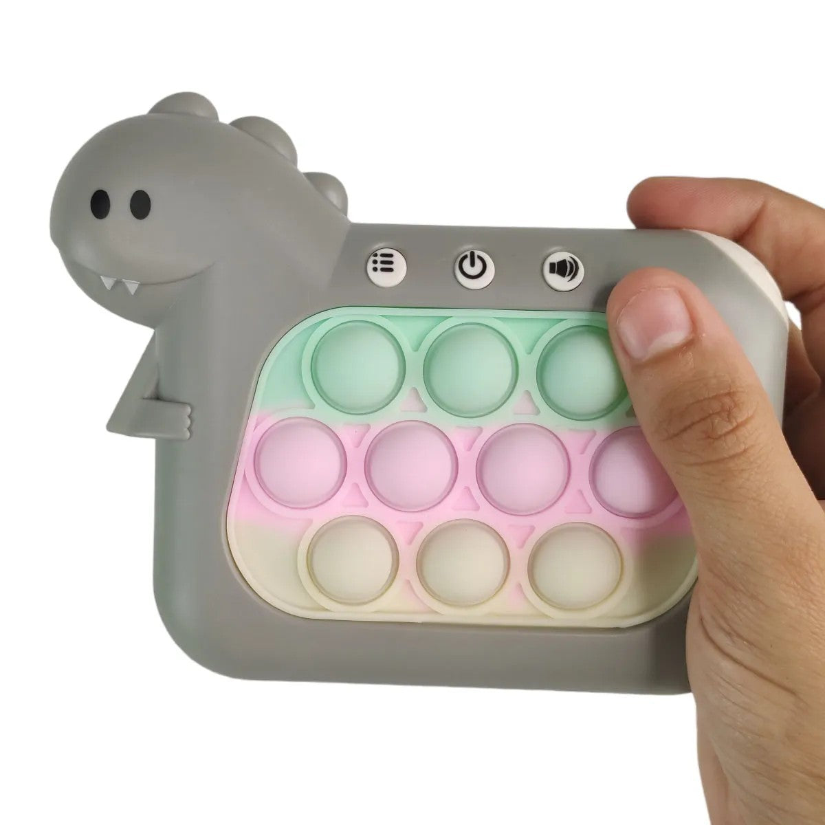 Jucarie Interactiva Pop It Whack A Mole, Flippy, Tip Consola, Anti-Stres, 4 Moduri de Joc, din ABS si Silicon, +3 Ani,