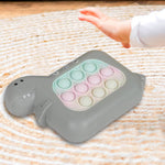 Jucarie Interactiva Pop It Whack A Mole, Flippy, Tip Consola, Anti-Stres, 4 Moduri de Joc, din ABS si Silicon, +3 Ani,