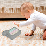 Jucarie Interactiva Pop It Whack A Mole, Flippy, Tip Consola, Anti-Stres, 4 Moduri de Joc, din ABS si Silicon, +3 Ani,