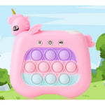Jucarie Interactiva Pop It Whack A Mole, Flippy, Tip Consola, Anti-Stres, 4 Moduri de Joc, din ABS si Silicon, +3 Ani,