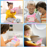 Jucarie Interactiva Pop It Whack A Mole, Flippy, Tip Consola, Anti-Stres, 4 Moduri de Joc, din ABS si Silicon, +3 Ani,