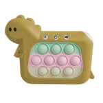 Jucarie Interactiva Pop It Whack A Mole, Flippy, Tip Consola, Anti-Stres, 4 Moduri de Joc, din ABS si Silicon, +3 Ani,
