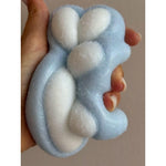 Jucarie Interactiva Squishy, Flippy, Model Cat Paw, Squeeze Pinch Family, Revenire Lenta, din TPR, +3 Ani, 7.5 cm,