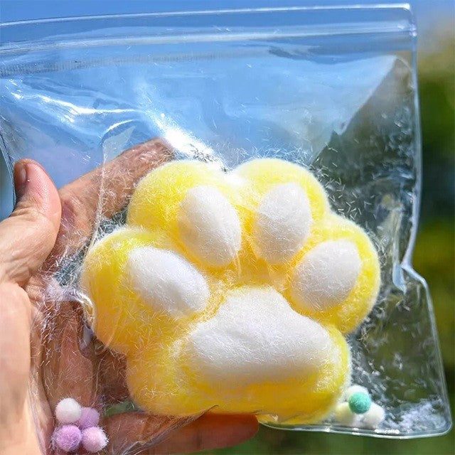 Jucarie Interactiva Squishy, Flippy, Model Cat Paw, Squeeze Pinch Family, Revenire Lenta, din TPR, +3 Ani, 7.5 cm,