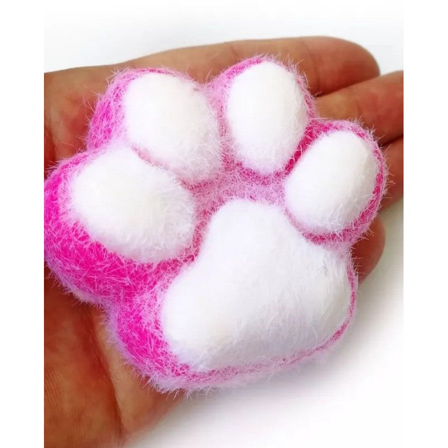 Jucarie Interactiva Squishy, Flippy, Model Cat Paw, Squeeze Pinch Family, Revenire Lenta, din TPR, +3 Ani, 7.5 cm,