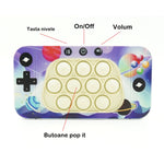 Jucarie interactiva tip consola pentru copii Flippy, speed push whack-a-mole, joc de viteza pop it, material