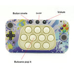Jucarie interactiva tip consola pentru copii Flippy, speed push whack-a-mole, joc de viteza pop it, material