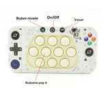 Jucarie interactiva tip consola pentru copii Flippy, speed push whack-a-mole, joc de viteza pop it, material