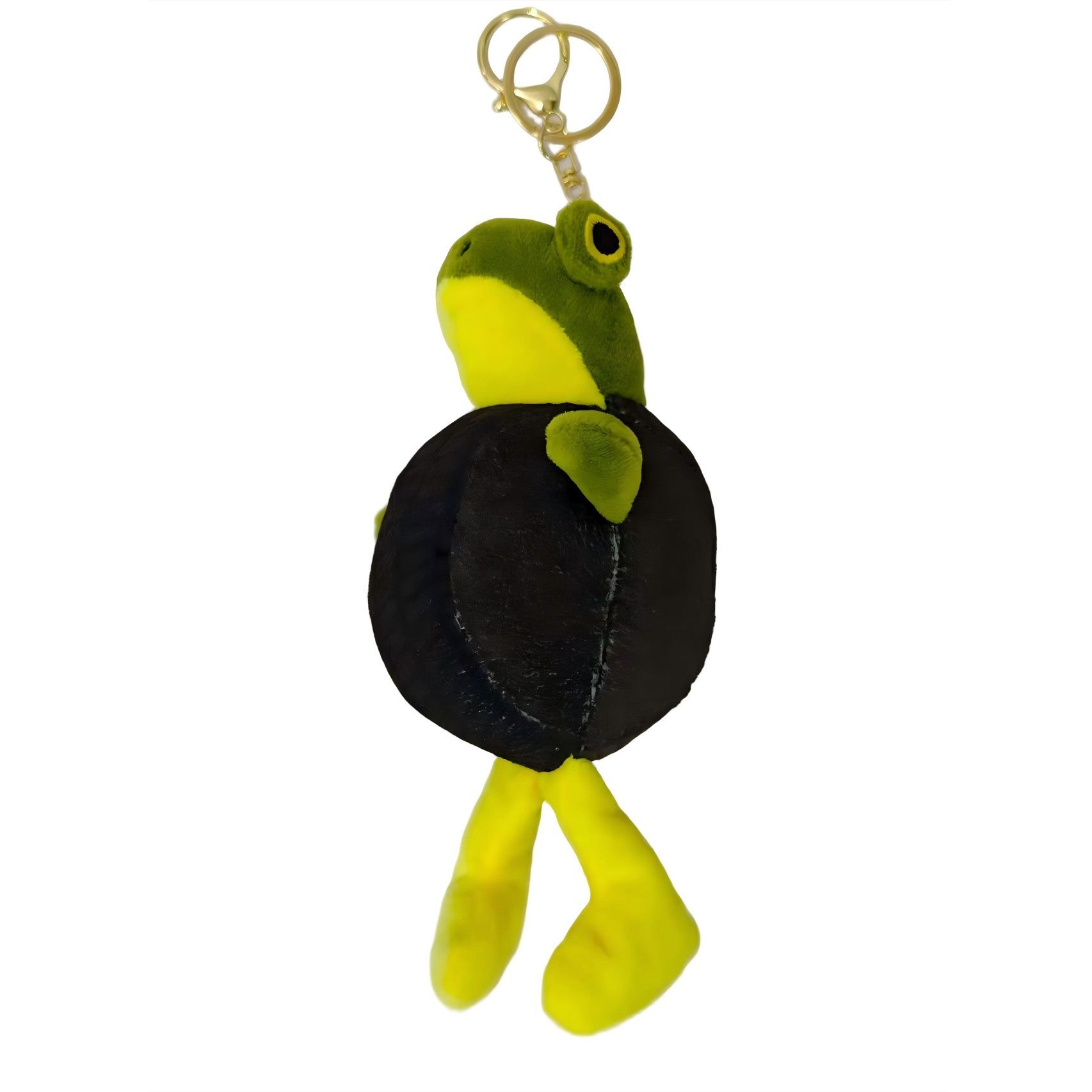 Jucarie Moale de Plus de Tip Breloc, Flippy, Model Italian Brainrot Broscuta cu Anvelopa Boneca Ambalabu, 18 x 11 cm,