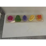Jucarie Montessori din Lemn, Flippy, Tip Puzzle, cu 5 Forme Asimetrice, 15 Piese, Model Fructe, Educativa, Interactiva,