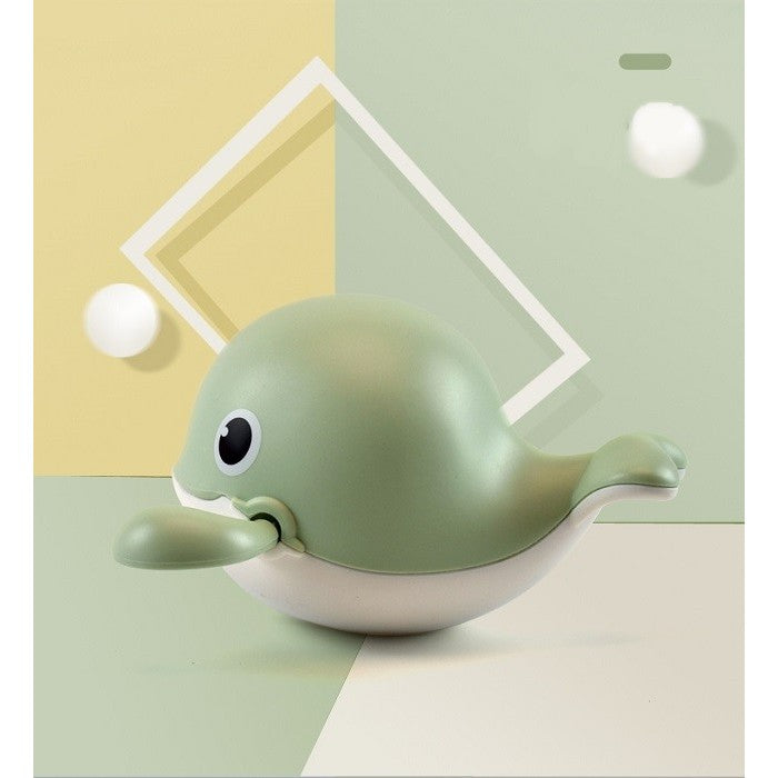 Jucarie pentru baie pentru copii, Flippy, balena verde