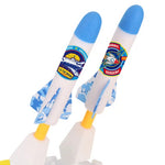 Jucarie pentru Copii, Flippy, Lansator de Rachete cu Piciorul, Doua Lansatoare, 6 Rachete Fara Lumini, 33x25x27 cm,